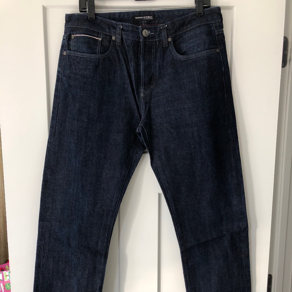 Banana Republic Premium Denim Jeans 33 x 34 Slim